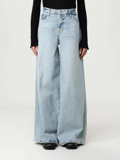 Jeans a palazzo 7 For All Mankind in denim stretch
