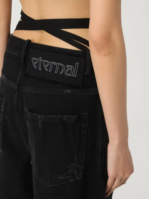 Jeans Ann Demeulemeester in denim distressed