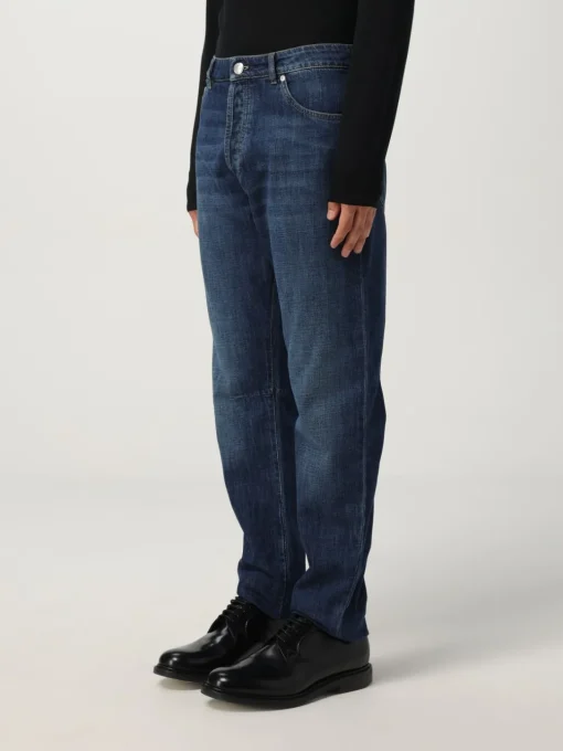Jeans Brunello Cucinelli in denim di cotone