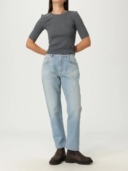 Jeans Brunello Cucinelli in denim di cotone