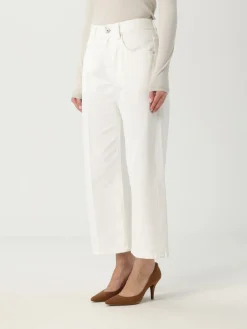 Jeans cropped Brunello Cucinelli in denim