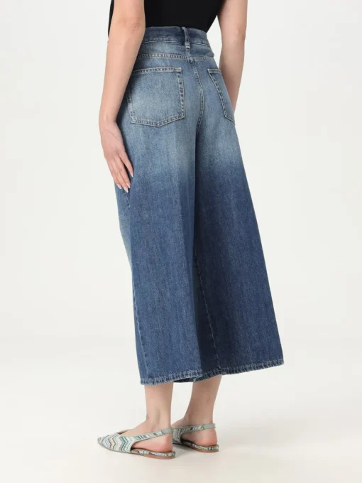Jeans cropped PT01 in denim