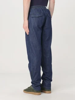 Jeans Eleventy in denim con coulisse