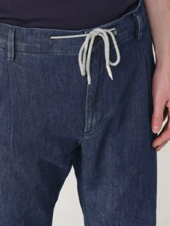 Jeans Eleventy in denim con coulisse