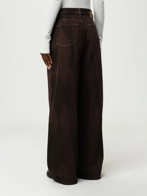 Jeans Ganni in denim di cotone