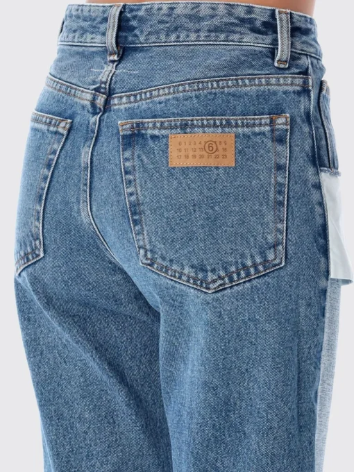 Jeans MM6 Maison Margiela in denim di cotone