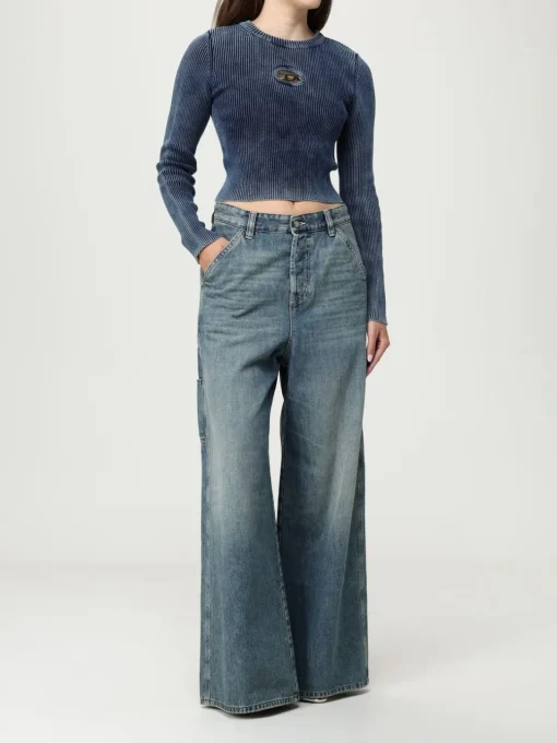 Jeans palazzo Diesel in denim