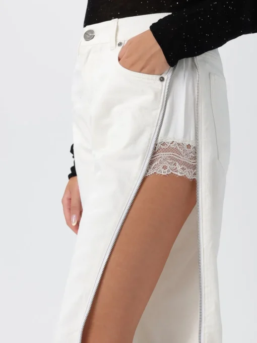 Jeans Pinko in denim con zip
