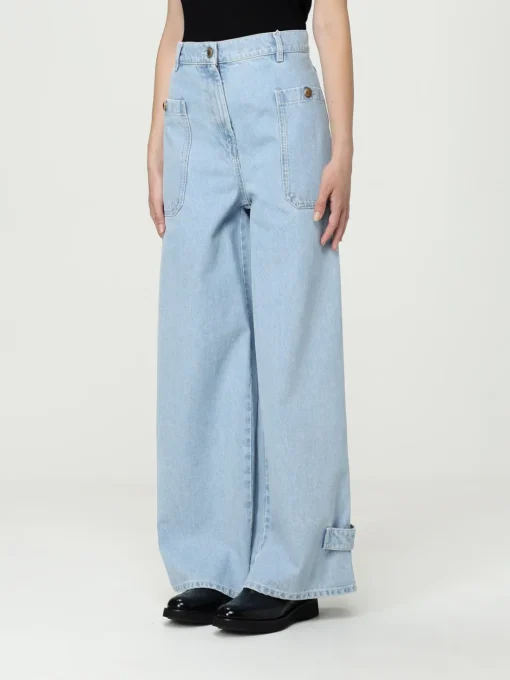 Jeans wide leg Max Mare in denim