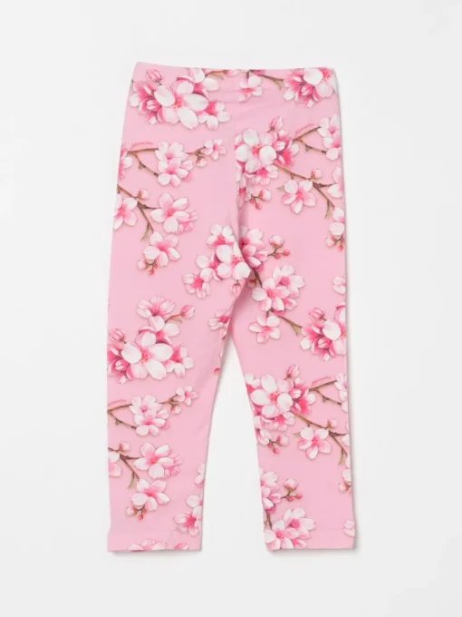 Leggings in cotone floreale Monnalisa