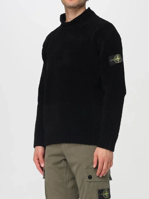 Maglia a collo alto con logo Stone Island
