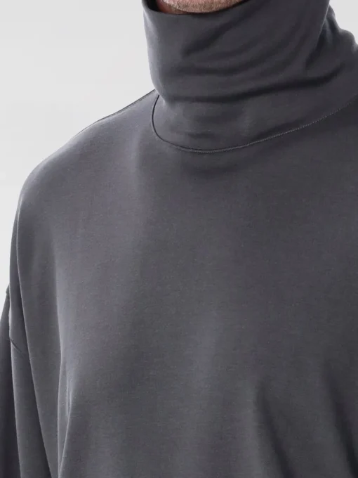 Maglia a dolcevita in cotone e seta Lemaire