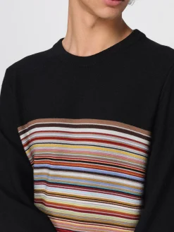 Maglia a girocollo a righe Paul Smith in lana vergine