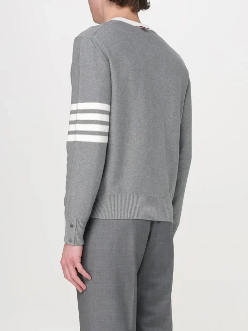 Maglia a girocollo 4-bar Thom Browne in cotone