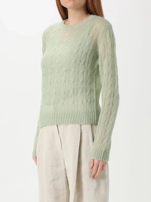 Maglia a girocollo Brunello Cucinelli in lana mohair