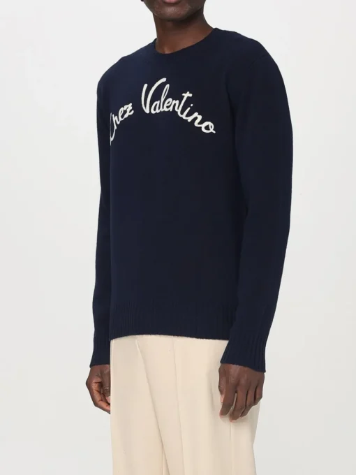 Maglia a girocollo Chez Valentino Valentino in lana vergine