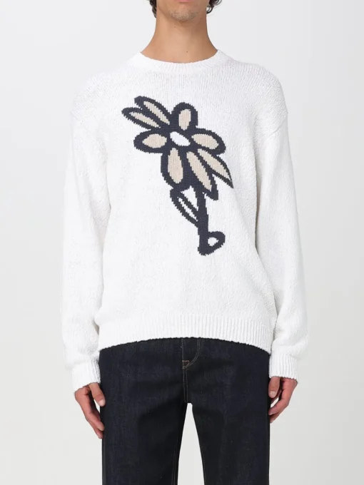 Maglia a girocollo con grafica floreale Maison KitsunÉ