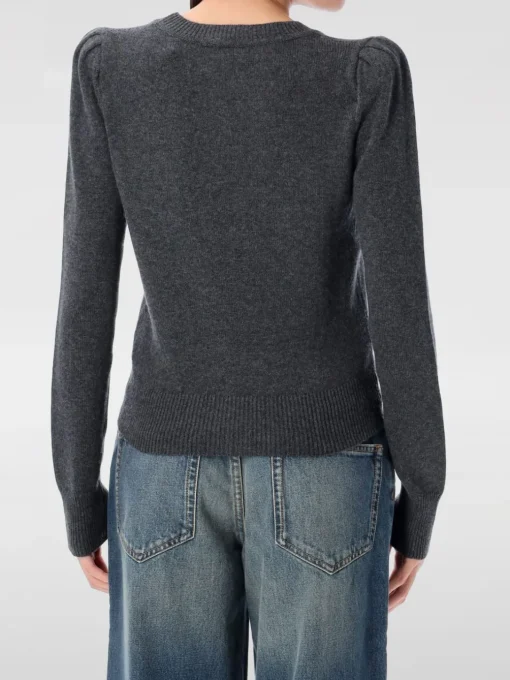 Maglia a girocollo in cotone e lana con logo Isabel Marant Etoile