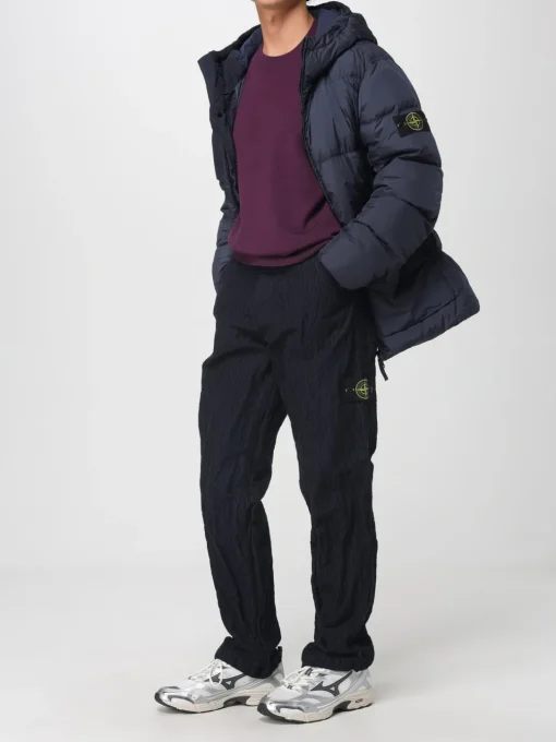Maglia a girocollo in lana vergine Stone Island