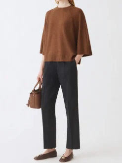 Maglia a girocollo in lana vergine e cashmere Fabiana Filippi
