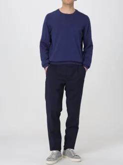 Maglia a girocollo in lana e cashmere Brunello Cucinelli