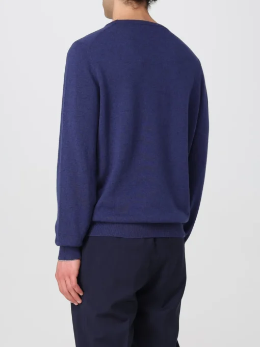 Maglia a girocollo in lana e cashmere Brunello Cucinelli
