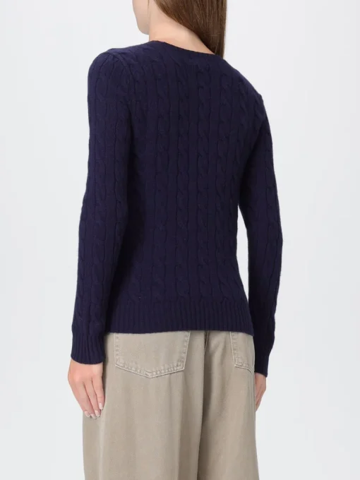 Maglia a girocollo in lana e cashmere con logo ricamato Polo Ralph Lauren
