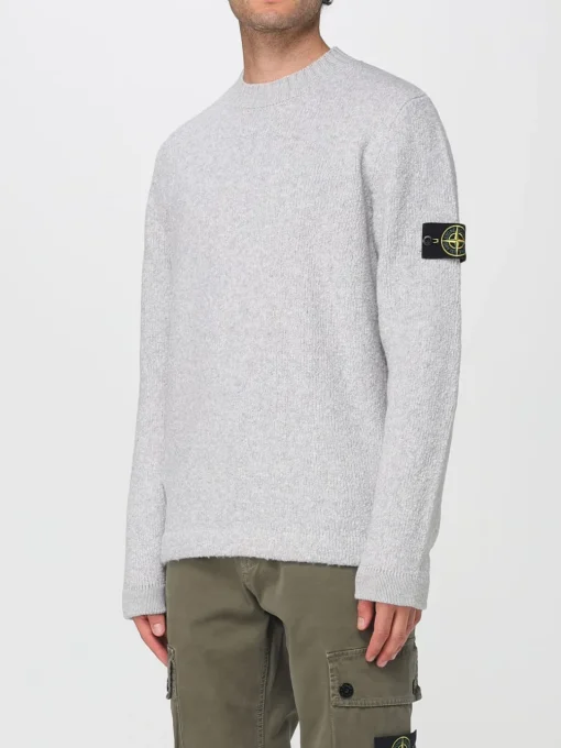 Maglia a girocollo in misto lana Stone Island
