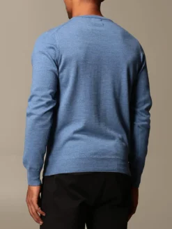 Maglia a v XC in lana Merino extrafine