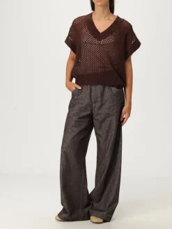 Maglia di lana traforata Brunello Cucinelli