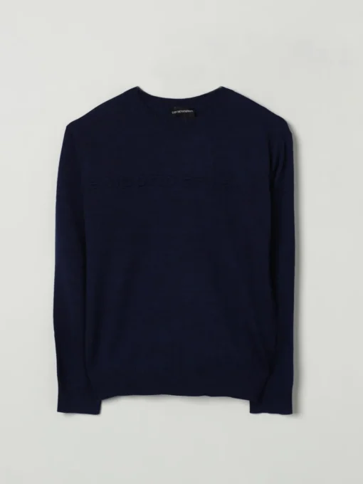 Maglia Emporio Armani in lana vergine con logo