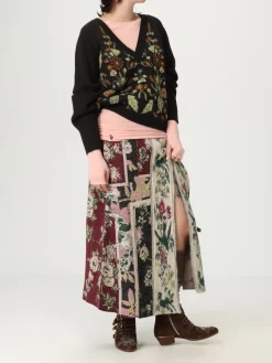 Maglia in Alpaca jacquard floreale Antonio Marras