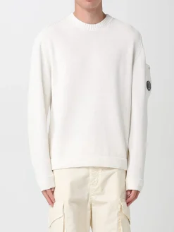 Maglia in cotone con logo C.P. Company