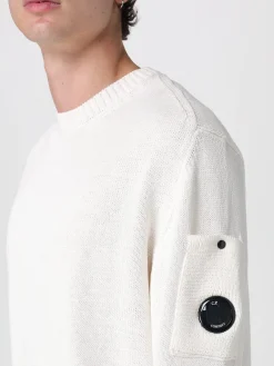 Maglia in cotone con logo C.P. Company