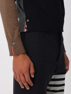 Maglia in lana tricolore Thom Browne