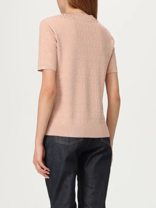 Maglia in misto cotone FF Fendi