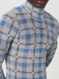 Maglia JW Anderson in jersey con stampa check