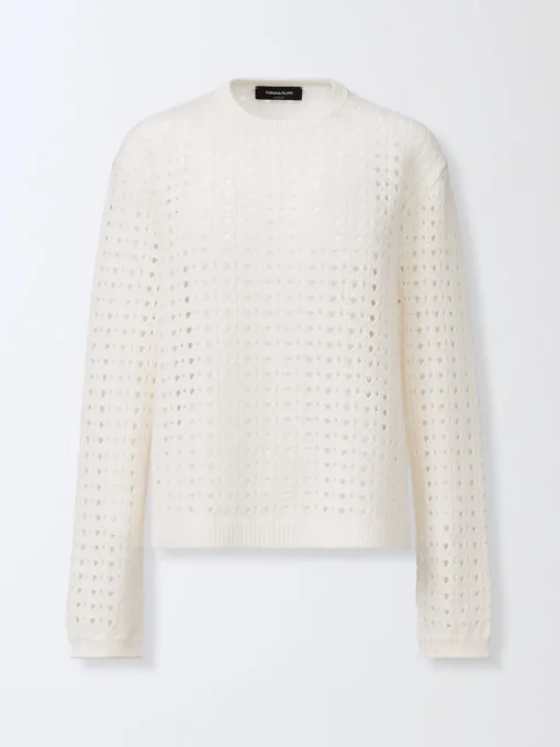 Maglia traforata in misto cashmere Fabiana Filippi