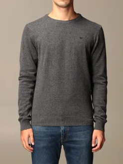 Maglia XC in eco cashmere basic con logo