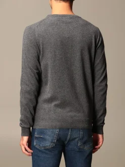 Maglia XC in eco cashmere basic con logo