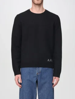 Maglione in lana merino con logo A.P.C.