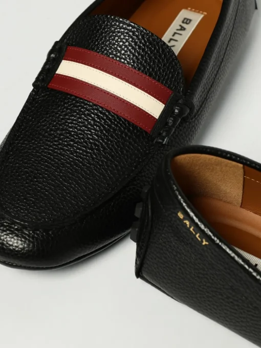 Mocassino Bally in pelle a grana