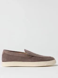 Mocassino Brunello Cucinelli in camoscio effetto chevron