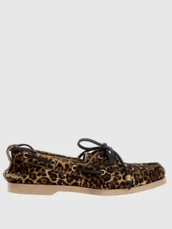 Mocassino da barca Golden Goose in cavallino animalier