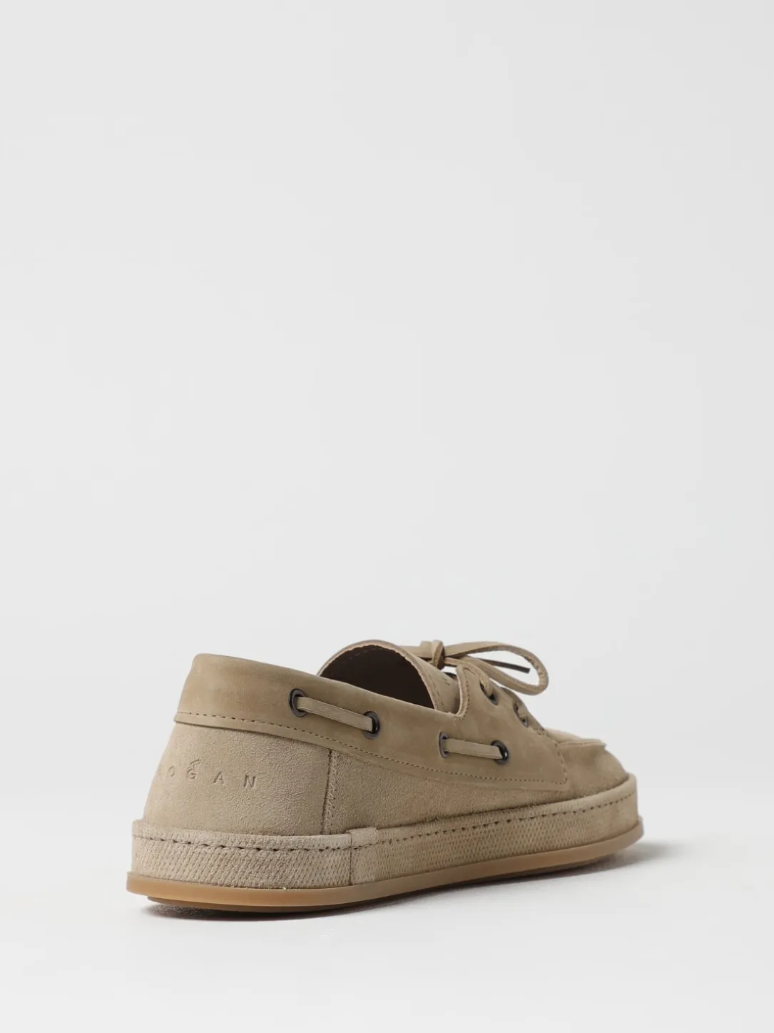 Mocassino da barca H683 Hogan in camoscio e nabuk