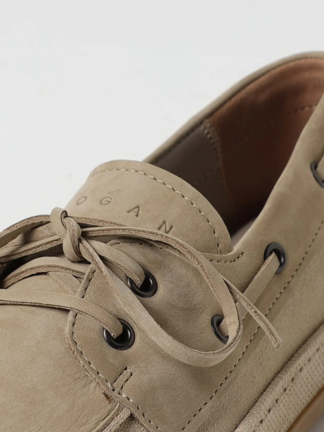 Mocassino da barca H683 Hogan in camoscio e nabuk
