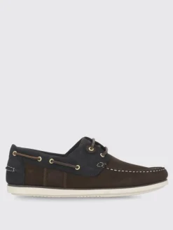 Mocassino da barca Wake Barbour in nabuk