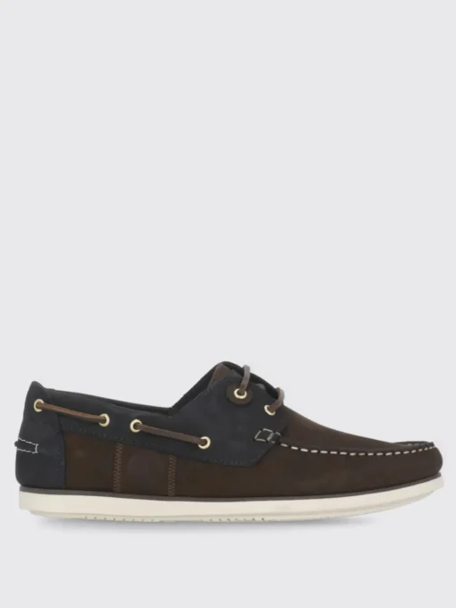 Mocassino da barca Wake Barbour in nabuk