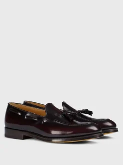 Mocassino Doucal's in pelle spazzolata con nappe