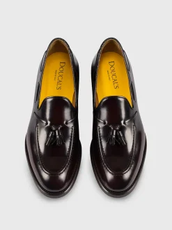 Mocassino Doucal's in pelle spazzolata con nappe